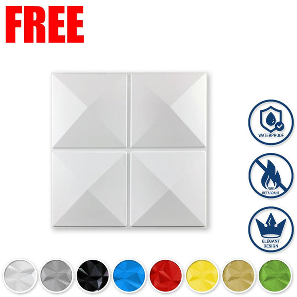 1 Pc SAMPLE Small PVC 3D Wall Panel